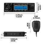 AnyTone AT-6666PRO Mobile Radio 10M Radio for Truckers,80W High Power