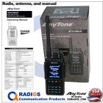 Anytone AT-D168UV Analog Digital DMR UHF VHF radio extra base open box
