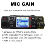 AnyTone AT-778UV II Dual Band Mobile Radio 25W VOX with Programming Cable