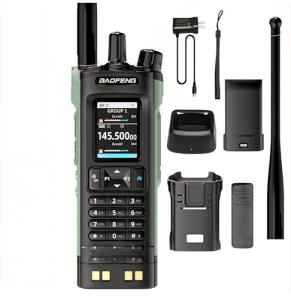New BAOFENG DM32 Walkie Talkie DMR GPS 10W Programming Multi Band Wireless Copy Frequency Type-C UV32 Ham 2 Way Ra