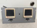 Vintage Motorola Dual Panel-Mount Speakers w/ Switches – Ham Radio Audio