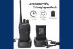 Baofeng BF-888S Walkie Talkie UHF Two-Way Radio Set w/ Earpiece & Charger