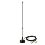 Bingfu Vehicle Car Mobile Ham Radio Antenna Dual Band VHF UHF 136-174MHz 400-520MHz Magnetic Base PL259 Male Antenna for BTECH ICOM Midland Yaesu TYT AnyTone Amateur Two Way Radio