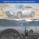 Long Range 27MHz Soft Whip Magnetic Base CB Radio Antenna with PL-259 BNC Male Connector for Cobra Midland Uniden Maxon President Vehicle Car Truck Mobile Handheld CB Radio Police Scanner, Eifagur