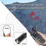 Police Fire Radio Scanner Handheld Transceiver Portable Antenna Dual Band Radio