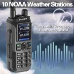 Police Fire Radio Scanner Handheld Transceiver Portable Antenna Dual Band Radio