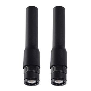 Bingfu Ham Radio BNC Male Soft Antenna 2-Pack Compatible with Uniden SR30C Bearcat BC125AT BCD436HP BC75XLT BCD325P2 Police Scanner Frequency Counter Two Way Radio