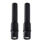 Bingfu Ham Radio BNC Male Soft Antenna 2-Pack Compatible with Uniden SR30C Bearcat BC125AT BCD436HP BC75XLT BCD325P2 Police Scanner Frequency Counter Two Way Radio