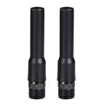 Bingfu Ham Radio BNC Male Soft Antenna 2-Pack Compatible with Uniden SR30C Bearcat BC125AT BCD436HP BC75XLT BCD325P2 Police Scanner Frequency Counter Two Way Radio