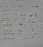 BC-1000 WW2 VRC-3 SCR-300 MILITARY RADIO LETTERING RESTORE PANEL
