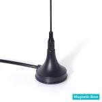 Bingfu 20-1300MHz Police Scanner Antenna HF VHF UHF Ham Radio BNC Male Antenna Magnetic Base (2-Pack) Compatible with Uniden Bearcat Whistler Shack Police Radio Scanner