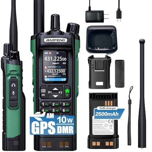 New BAOFENG DM32 Walkie Talkie DMR GPS 10W Programming Multi Band Wireless Copy Frequency Type-C DM-32UV Ham 2 Way Ra