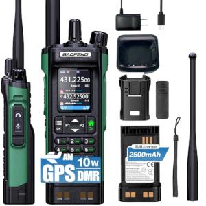 New BAOFENG DM32 Walkie Talkie DMR GPS 10W Programming Multi Band Wireless Copy Frequency Type-C DM-32UV Ham 2 Way Ra