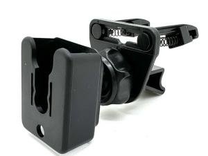 LycoGear Universal Ham CB Radio Microphone Mic Hanger Holder Air Vent Mount for Motorola Anytone Baofeng Icom Kenwood Yaesu HT Microphone (MIC Mount)