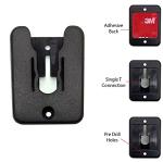 LycoGear Universal Ham CB Radio Microphone Mic Hanger Holder Air Vent Mount for Motorola Anytone Baofeng Icom Kenwood Yaesu HT Microphone (MIC Mount)