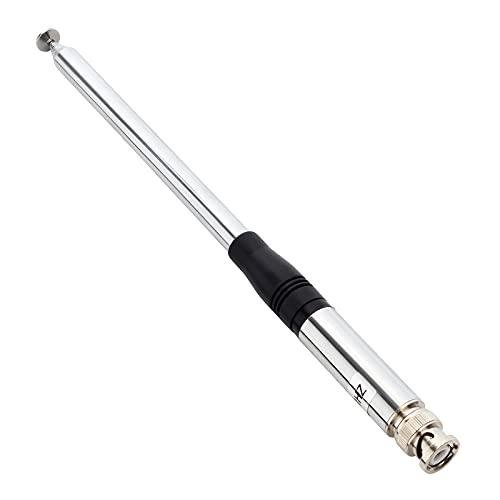 HYS 27Mhz Antenna 9-Inch to 51-inch Telescopic/Rod HT Antennas for CB Handheld/Portable Radio with BNC Connector Compatible with Cobra Midland Uniden Anytone CB Radio(27Mhz)