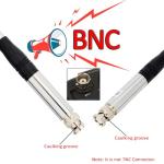 HYS 27Mhz Antenna 9-Inch to 51-inch Telescopic/Rod HT Antennas for CB Handheld/Portable Radio with BNC Connector Compatible with Cobra Midland Uniden Anytone CB Radio(27Mhz)