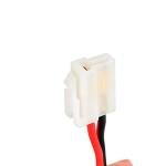 UAYESOK Mobile Radio Power Cable, T Shape 12V DC Power Cord Power Cigarette Lighter LED Lights for Icom 2730a Yaesu Kenwood BTECH uv-25x2 Anytone at-778uv Mobile Transceiver (2 Pack)