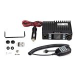 Retevis RA25 Dual Band Mobile Radio, Long Range Mini Mobile Car Transceiver, 500 Channels DTMF LCD Display, 2m 70cm Mobile Two Way Radio Mobile Car Radio for Vehicle Truck Traveling(1 Pack)