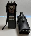 ICOM IC-H16a  VHF Radio Transceiver + IC-CM8 Untested With Cowhide Holster