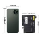 AnyTone Mini Size Dual Band Transceiver Mobile Radio VHF/UHF Two Way Radio AT-779UV for Car Vehicle Black