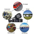 AnyTone Mini Size Dual Band Transceiver Mobile Radio VHF/UHF Two Way Radio AT-779UV for Car Vehicle Black