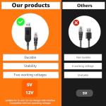 MONDGE 3.3Ft USB to RJ11 Radar Detector Power Cord - Premium Replacement Cable for Uniden R4, Escort, Radenso XP, Cobra, Beltronics, Valentine One, Compatible with Uniden Scanner & Radar Detectors