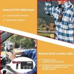 Retevis RT97 GMRS Mobile Base Station Communication Set Specially Designed Farm,Ranch,Remote Mountain Family,Include Walkie-Talkie 2Pack,GMRS Base Station and Antenna,GMRS Mobile Radio and Transceiver