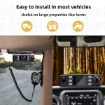 Retevis RT97 GMRS Mobile Base Station Communication Set Specially Designed Farm,Ranch,Remote Mountain Family,Include Walkie-Talkie 2Pack,GMRS Base Station and Antenna,GMRS Mobile Radio and Transceiver