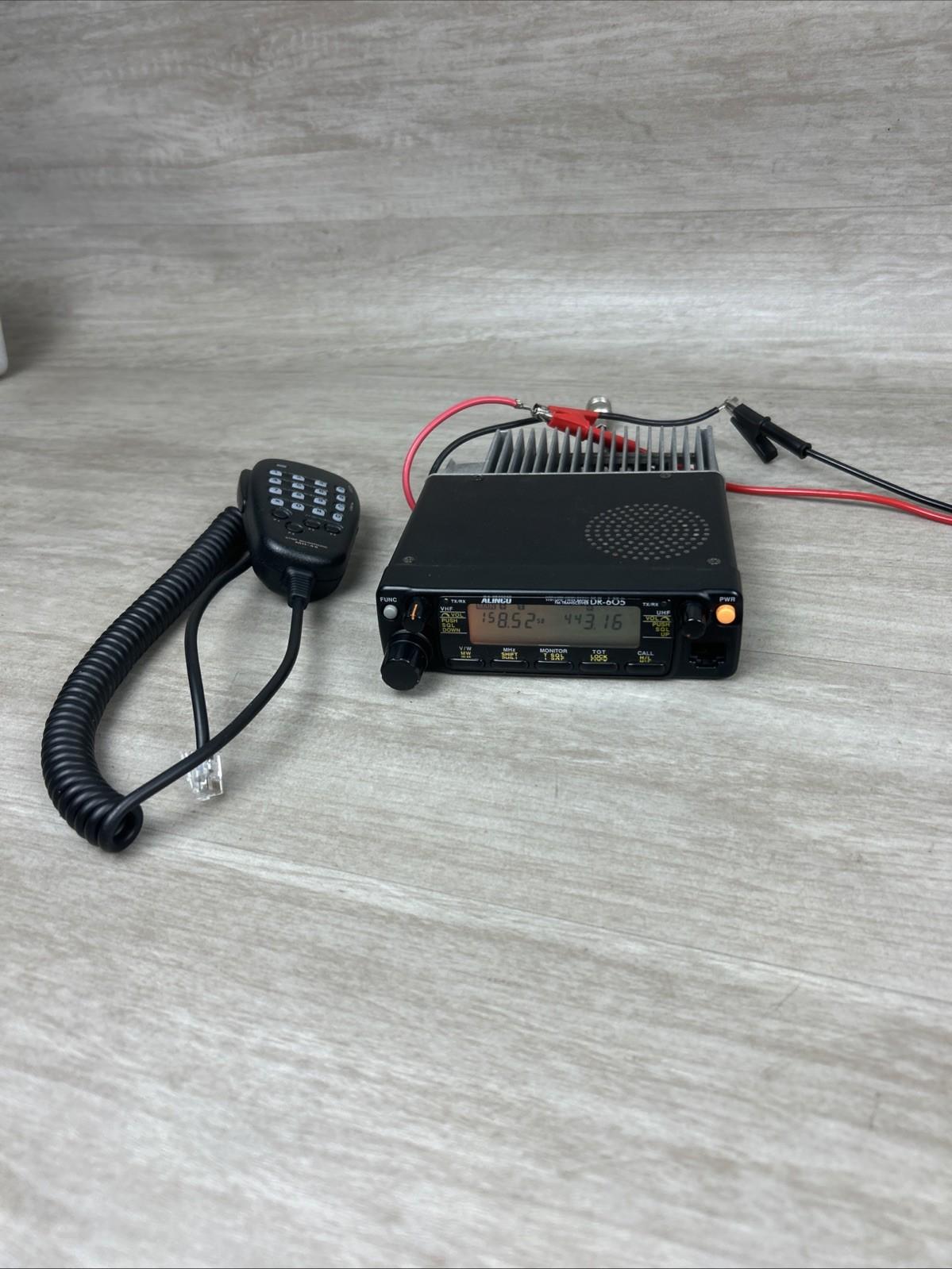 Alinco DR-605T VHF/UHF Dual Twin Band Ham Amateur Mobile Radio Transceiver READ