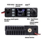 Retevis RT97 GMRS Mobile Base Station Communication Set Specially Designed Farm,Ranch,Remote Mountain Family,Include Walkie-Talkie 2Pack,GMRS Base Station and Antenna,GMRS Mobile Radio and Transceiver
