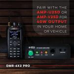 BTECH DMR-6X2 PRO DMR & Analog Two-Way Radio (Bluetooth + GPS) USB-C Battery – 7W VHF/UHF (136-174MHz & 400-480MHz), Encryption, Talker Alias, APRS, Roaming, Voice Recording, with Accessory Kit