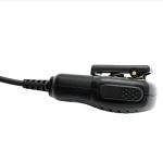 BridgeCom BCS-200 Shoulder Speaker Mic K-1 Plug IP-54 Rated for DMR and Analog AnyTone, Kenwood, Woxun Amateur Ham Business Portable Two Way Radio