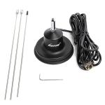 CB Antenna 36inch 300 Watts for CB Radio 27 Mhz,Portable Indoor/Outdoor Antenna Full Mount Kit for Mobile/Car Radio Antenna Compatible with Midland Cobra Uniden Anytone 10 Meter SSB Radio