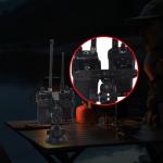 HYS Handheld CB Radio Mic Round Knob Holder, Walkie Talkie Holder W/1inchs Ball Mount, for VHF/UHF/GMRS/HF with Round Knob&Belt Clip, for Uniden Scanners PRO505XL SDS100 BCD436HP Icom 5100 7300