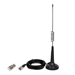 KCTIN 27MHz CB Radio Antenna 13inch with BNC Adaptor and Magnetic Mount for President Midland Cobra Uniden Anytone Truck Radios