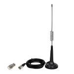 KCTIN 27MHz CB Radio Antenna 13inch with BNC Adaptor and Magnetic Mount for President Midland Cobra Uniden Anytone Truck Radios
