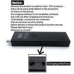 Radio Transceiver 4 Waveband Handheld Radio Receiver HF SSB QRP USDX Transceiver for Reception 0.5MHz‑30MHz Radio Communication (US Plug)