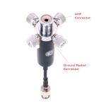 GRA-ULT01 MK3 Lightweight Portable Antenna Mast Mount Tripod Tower UHF SO239 + 3/8" - 24 + 1/4 Camera Connector for GRA-7350T CB HF Ham Radio Amateur Outdoor 3/8x24 | GABIL