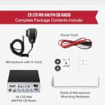 Cobra 29 NW AM/FM Classic Professional CB Radio - Easy to Operate Emergency Radio, Travel Essentials, Instant Channel 9/19, Full 40 Channels, SWR Calibration and NightWatch Illumination Display, Black