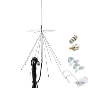 Discone Antennas D3000/ Scanner Antenna/CB UHF VHF Antennas 25-3000MHz for Scanner SDR Radio, Receive Transmit HF VHF UHF MW SW HF AIR FM FRS GMRS Antenna