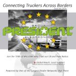 President Bill III (Bill 3) FCC AM/FM Ultra-Compact with P Channels, NRC, Weather Channel CB Radio. (TXUS201)