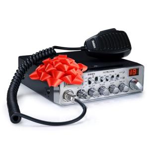 Uniden PC78LTXFM Professional 40-Channel CB Radio with Dual-Mode AM/FM, Integrated SWR Meter, PA/CB Function, Hi Cut, RF/Mic Gain Control, and Instant Channel 9