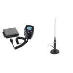 Cobra 75 All Road Wireless CB Radio - Dual-Mode AM/FM, Full 40 Channels, Bluetooth Connectivity & HGA 1500 Hga1500 36 Inch Magnetic Mount CB Antenna Heavy Duty Magnet, for use In Cars