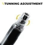 Xprite 4FT CB Radio Antenna with Spiral RGB LED Whip Light, App & Remote Control DIY Chasing Pattern, Safety Antenna Lighted Whips Compatible with Offroad ATV UTV Polaris RZR Can-am Buggy Jeep