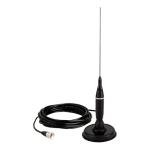 Cobra 75 All Road Wireless CB Radio - Dual-Mode AM/FM, Full 40 Channels, Bluetooth Connectivity & HGA 1500 Hga1500 36 Inch Magnetic Mount CB Antenna Heavy Duty Magnet, for use In Cars