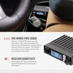 Cobra 19 MINI CB Radio & Cobra HGA1500 42 Inch Magnetic Mount CB Antenna: Dual-Mode AM/FM, 440 Channels, VOX, Auto Squelch, Auto Power, 4-Watt Output, Long-Range Antenna for Clear Signal, Black