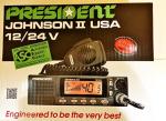 President Johnson II USA CB Radio 12/24V