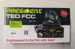 President Ted FCC 40 Channel AM/FM CB Radio 12V with 2 EMG Emergency Channels