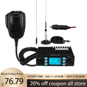 Retevis MB1 CB Radio Dual Mode AM/FM 40 Channel 9/19 Channel + MR500 CB Antenna